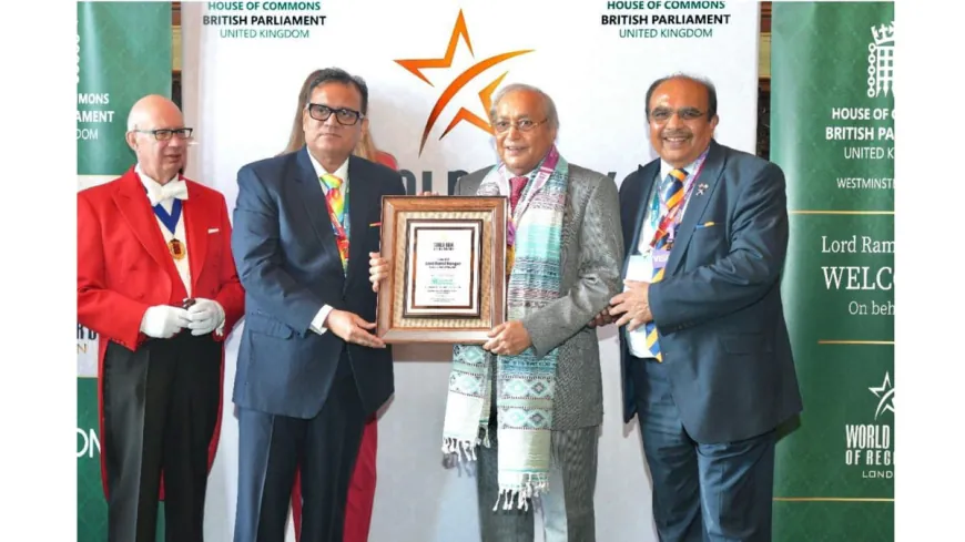 The 8th Awards ceremony of World Book of Records celebrated achievers from UK, Europe, Africa & Asia gathering 120 delegates at the UK Parliament