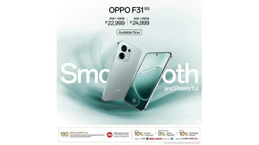 Celebrate the Festive Season with the All-New OPPO F31 5G – Available Nationwide from September 27 at INR 22,999