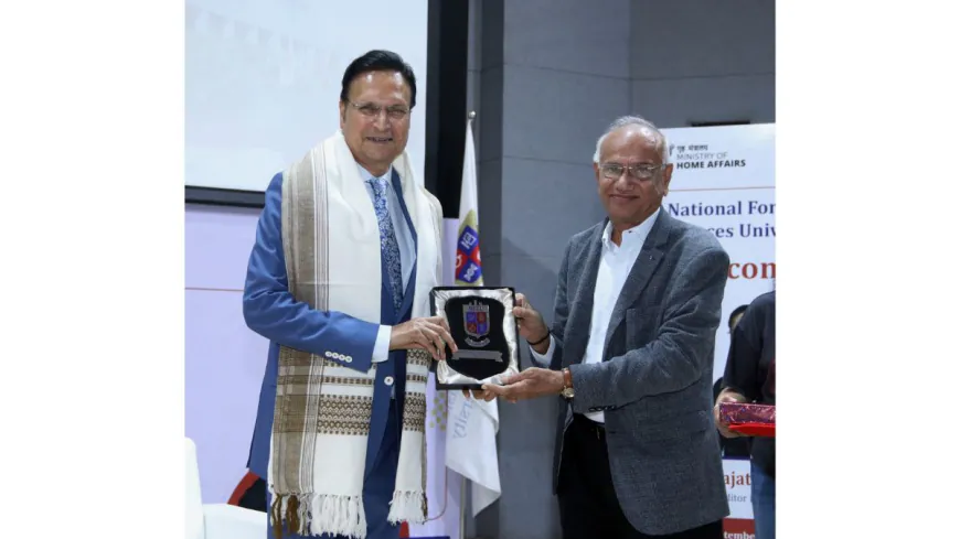 India TV Chairman Shri Rajat Sharma Delivers Insightful “Special Talk” at NFSU