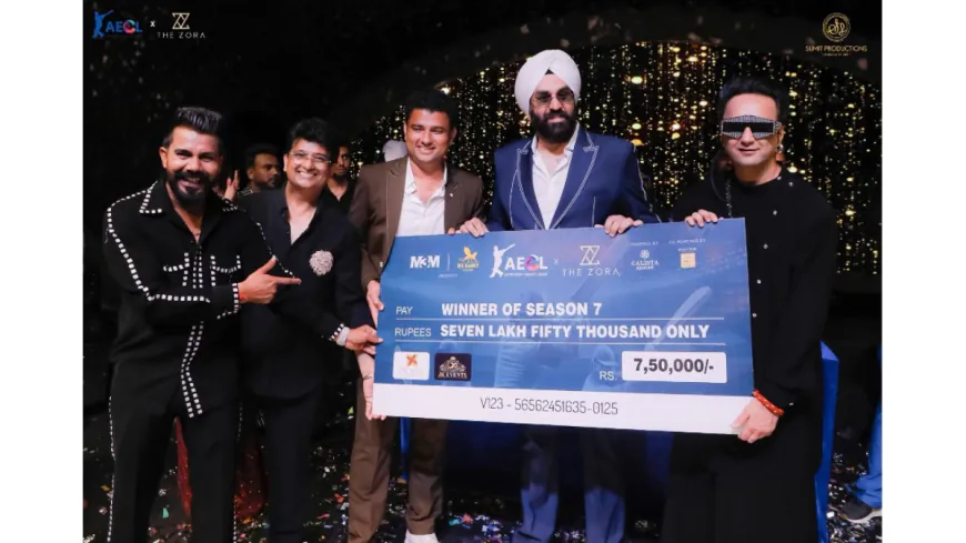 Grand Finale of AECL Season 7 Concludes in Style – Goa Team Crowned Champions, B Praak Delivers Electrifying Performance