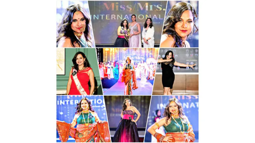 Mrs. International Photogenic Title Awarded to Mrs. Komal Joshi