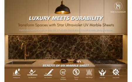 Elevate Interiors with Star Ultraviolet UV Marble Sheets