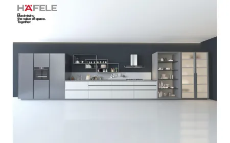Hafele Profin Aluminium Profile Range Redefines Modern Kitchens with Stack Modular Shelving