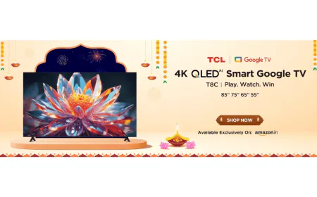 TCL T8C: The Biggest Screen, Unbeatable Deals During TCLâ€™s Diwali Sale!
