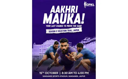 CPKL Season 2 Heads to Jaipur for Its Last Trial — Kabaddi Legend Pardeep Narwal to Join the Action