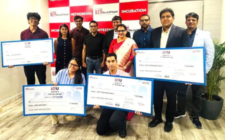 TiE U Rajasthan awards INR 7 Lakh in total prize money to emerging college innovators!