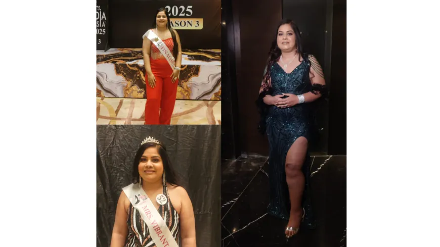 Mumbai’s Sapna Singh Wins the Subtitle of Mrs. Vibrant India Asia 2025 at Mrs. India Asia 2025 under Vibrant Category