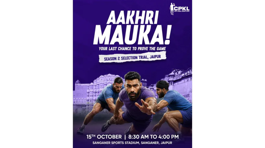CPKL Season 2 Heads to Jaipur for Its Last Trial — Kabaddi Legend Pardeep Narwal to Join the Action