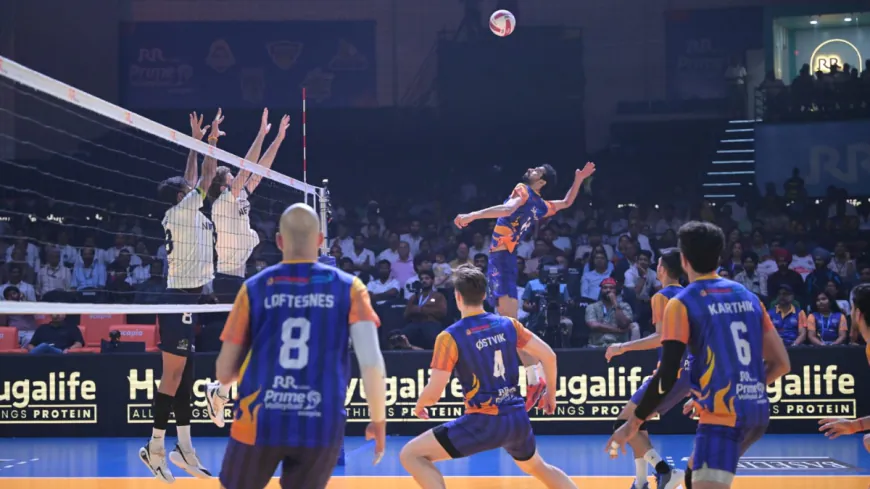 PVL 2025 Season 4 (Match 36): Mumbai Meteors march into the final with an emphatic triumph over Goa Guardians