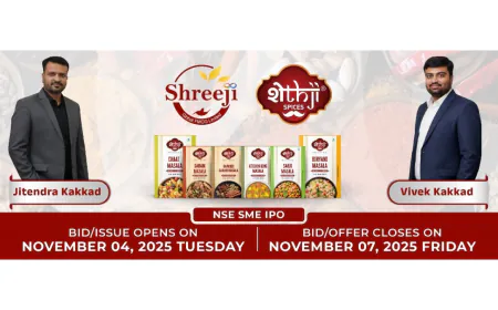 Shreeji Global FMCG Limited Announces INR 85 Crore IPO closing on November 7th, 2025