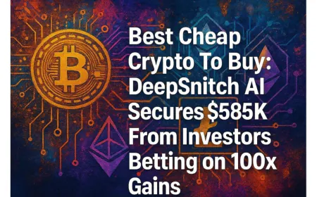 Best Cheap Crypto To Buy Now: Analysts Debate BTC’s Recovery As DeepSnitch AI Secures USD 585K From Investors Betting on 100x Gains