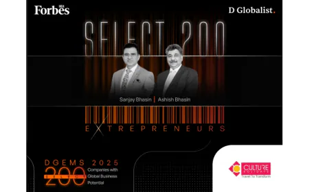 Culture Holidays Recognised in Forbes India DGEMS 2025 Select 200