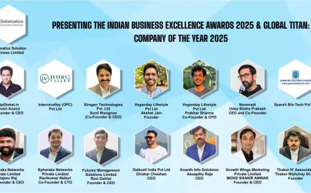 Presenting the Indian Business Excellence Awards 2025 & Global Titan: Company of the Year 2025