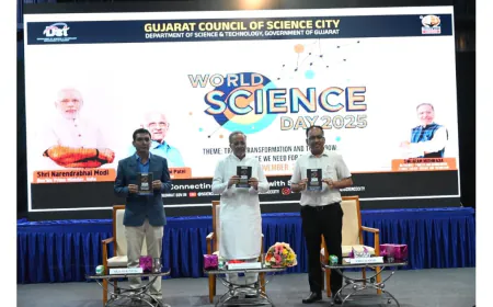 World Science Day marked at Gujarat Science City as Minister Arjun Modhwadia unveils the DIY STEM Kit and the Quantum Science 2025 booklet