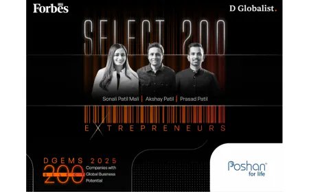 From Small Town to Global Stage: Forbes India Names Poshan For Life in DGEMS 2025 Select 200