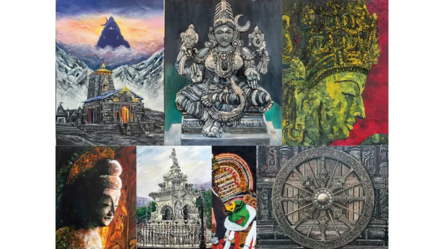 Dr. Sulochana Gawde and Dr. Harsh Thakker Explore Heritage and Nature in Art Show