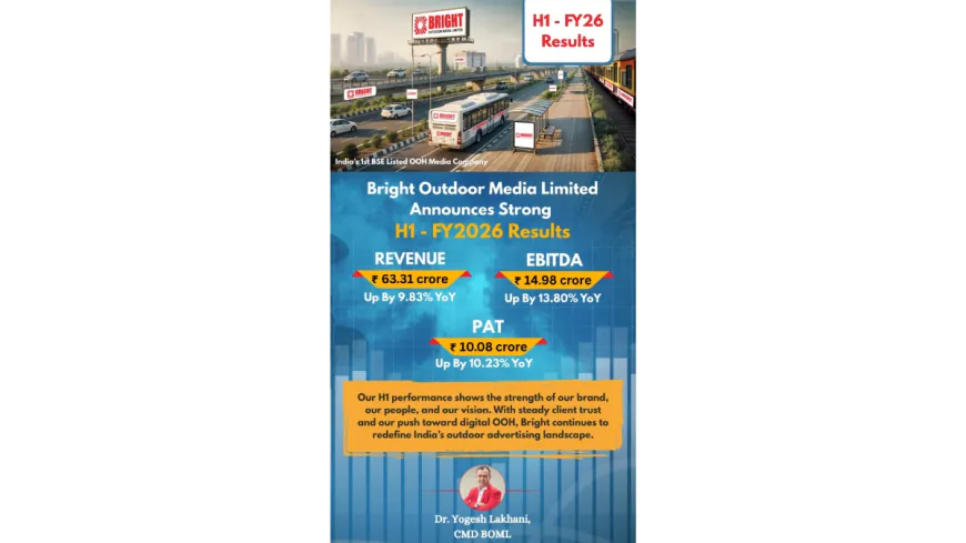 Bright Outdoor Media Limited Announces Strong H1-FY 2026 Results