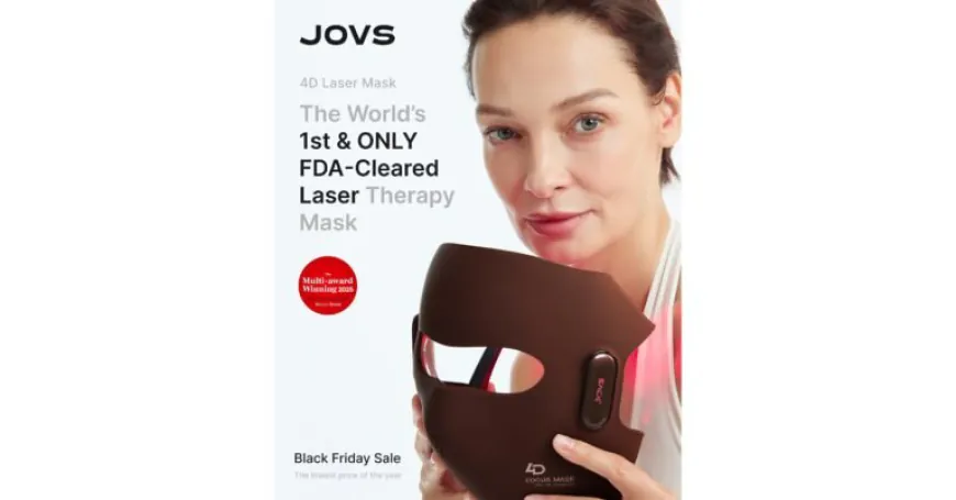 JOVS Launches the World’s First and Only FDA-Cleared Laser Mask, Disrupting the Red Light Therapy Industry