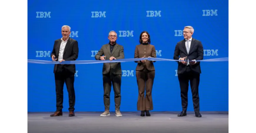 German Federal Minister for Digital Affairs and State Modernization, Dr. Karsten Wildberger, and IBM Executives inaugurate IBM German Headquarters and Technology Campus in Ehningen