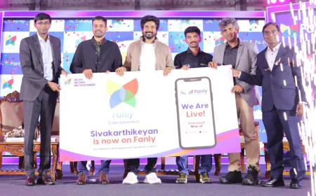Fanly Entertainment Gets a Glittering Launch by Sivakarthikeyan & Other Celebrities
