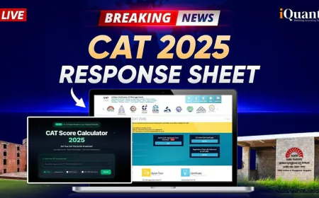CAT Response Sheet 2025 Live Update: Calculate Your CAT Score & Percentile Instantly
