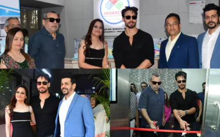 Tiger Shroff and Paresh Rawal Inaugurate the New Cardiac Care Centre at Advanced Multispeciality Hospital in Vile Parle West