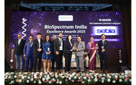 Sebia India Wins ‘Top Emerging MedTech Company’ at BioSpectrum Excellence Awards 2025