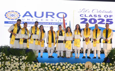 AURO University Proudly Hosts Its 13th Convocation Ceremony by Reinforcing a Vision for Value-Based Leadership