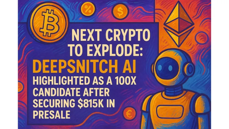 Next Crypto To Explode: ETPs Record Third Week of Positive Inflows, DeepSnitch AI Highlighted As a 100x Candidate After Securing USD 815K in Presale