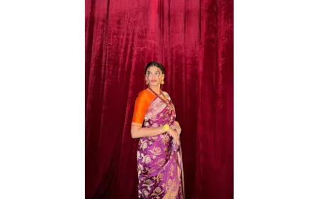 Sai Mulik walks for designer Shravan Kummar : a blend of tradition, fashion, and storytelling