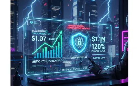 BlockchainFX Price Prediction: DeepSnitch AI Becomes the Pre-Listing Trade as USD 1.1M Raised Puts 20x on the Table