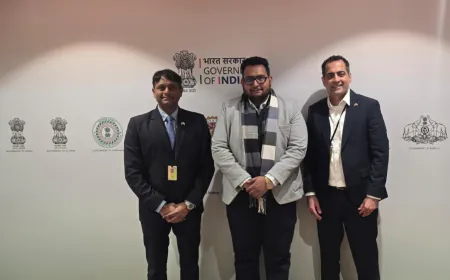 Gujarat’s youngest cybersecurity entrepreneur Dhruv Pandit represented India at WEF 2026 in Davos