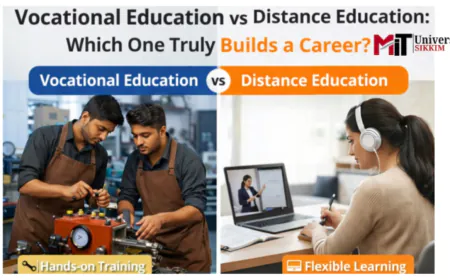 Vocational Education vs Distance Education: Which One Truly Builds a Career? MIT University Sikkim Explains