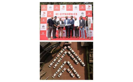Nanavati Citroën Creates Corporate Mobility Milestone with Delivery of 51 Citroën C3 Cars to Luthra Group in Surat