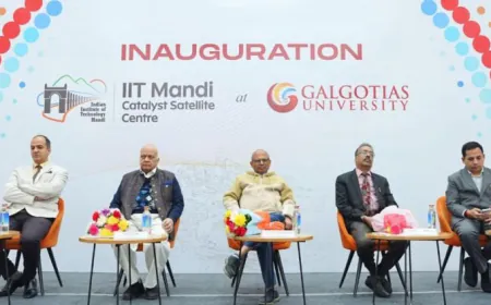 Galgotias University Inaugurates IIT Mandi Catalyst Satellite Centre, Signs MoUs to Strengthen India’s Startup Ecosystem