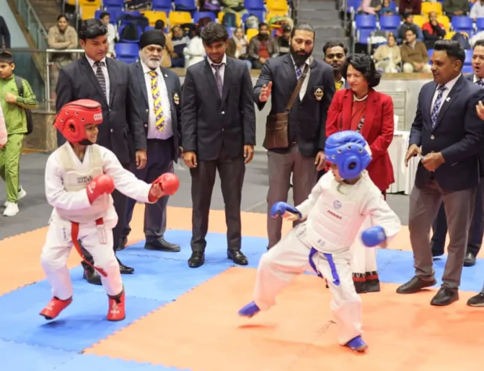 Martial Arts Excellence at Talkatora Stadium: Punjab Clinches Victory in All India Karate Championship