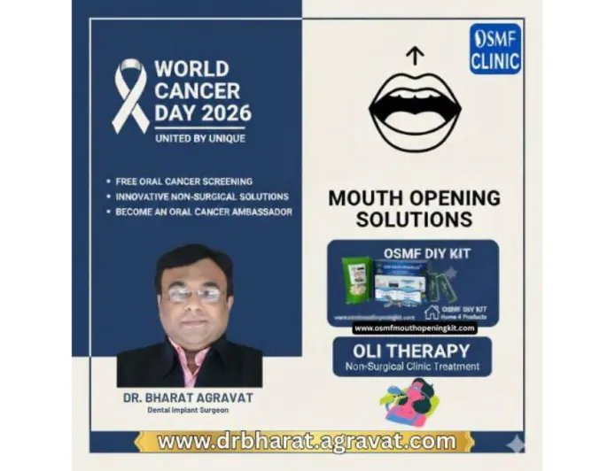 World Cancer Day 2026: Dr. Bharat Agravat Unveils OLI Therapy and OSMF DIY Kits to Combat Oral Cancer Epidemic