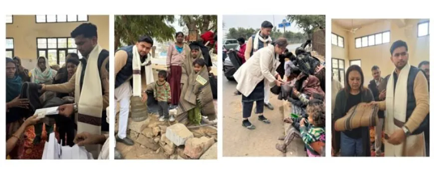 Councillor Kunal Yadav Partners with Nanhi Veena Women’s Welfare Foundation to Provide Winter Relief in Gurugram