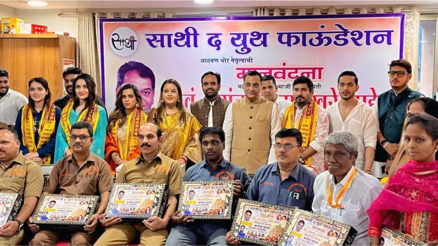 Amit Tiwari and Saathi – The Youth Foundation Celebrates Unsung Heroes of Siddhivinayak Temple