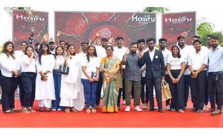 Hasiru Farms Marks 77th Republic Day with 77 Kms Cyclothon at VRUKSHA Project Launch