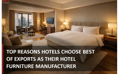 Top Reasons Hotels Choose Best of Exports as Their Hotel Furniture Manufacturer