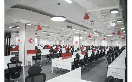 Work-Life Balance Made Easy: Enzyme Offices HSR Layout Offers Modern Office Space with Cafes, Transit Access