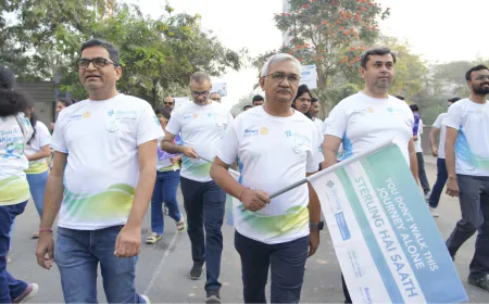 Sterling Hospitals’ Sindhubhavan Unit Spearheads Major Cancer Awareness Walkathon with Rotary Club