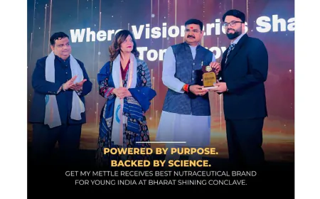 GetmyMettle Recognised as the “Best Nutraceutical Brand for Young India” at Bharat Shining Conclave 2026