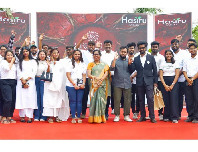 Hasiru Farms Marks 77th Republic Day with 77 Kms Cyclothon at VRUKSHA Project Launch