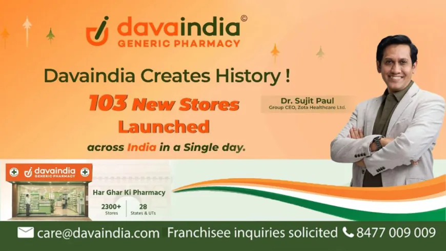 Davaindia Launches 77 New Company Stores on India’s 77th Republic Day, Strengthening Its Mission of Affordable Healthcare