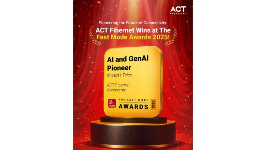 ACT Fibernet Honored as the AI and GenAI Pioneer at The Fast Mode Awards 2025
