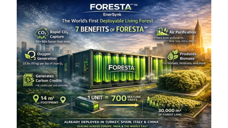 FORESTA: EnerSynk Group Launches the World’s First Deployable Living Forest