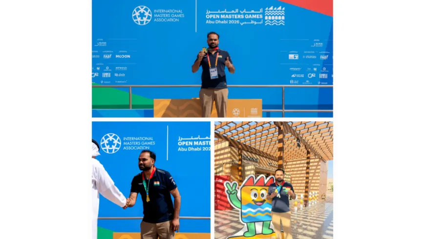 Chandra Mohan Tiwari Emerges as Highest Medal Winner in Masters Rifle Shooting at Abu Dhabi Open Masters Games 2026