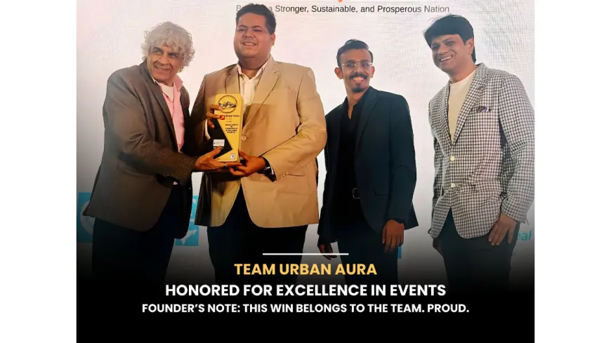 From Headliners to High-Impact Production: Urban Aura Bags Excellence Award in Corporate and College Events